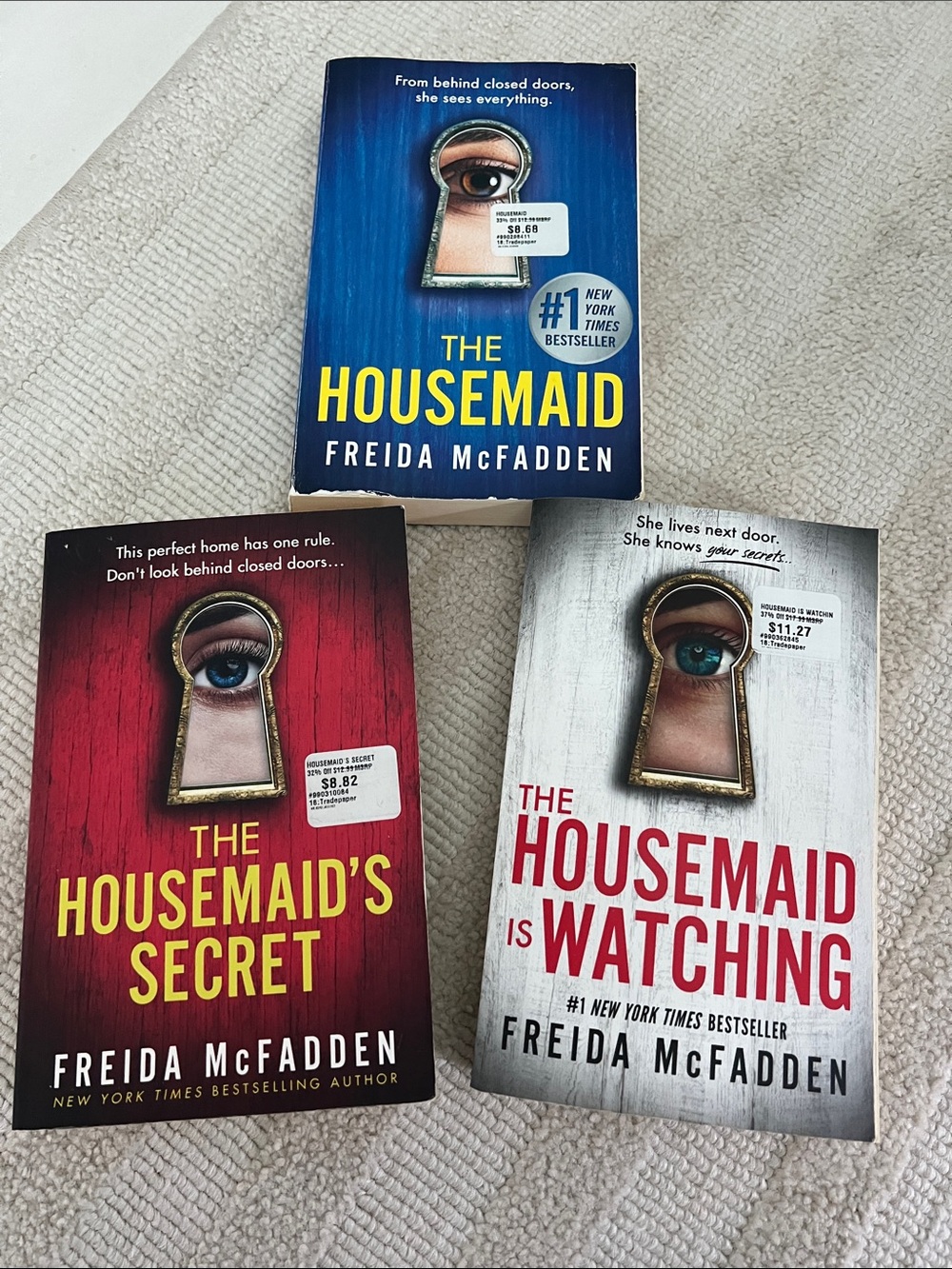 Set of 3 Housemaid Books by Freida McFadden